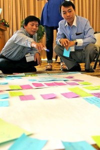 Figure 2 Southeast Asia stakeholders participating in CCAFS regional workshop in Vietnam (CCAFS 2013, view original)